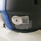 Daniel Jones Autographed In White New York Giants Eclipse Mini Helmet Bas Holo