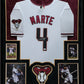 Suede Framed Arizona Diamondbacks Ketel Marte Autographed Signed Jersey Jsa Coa