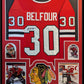 Framed Chicago Blackhawks Ed Belfour Autographed Signed Jersey Jsa Coa