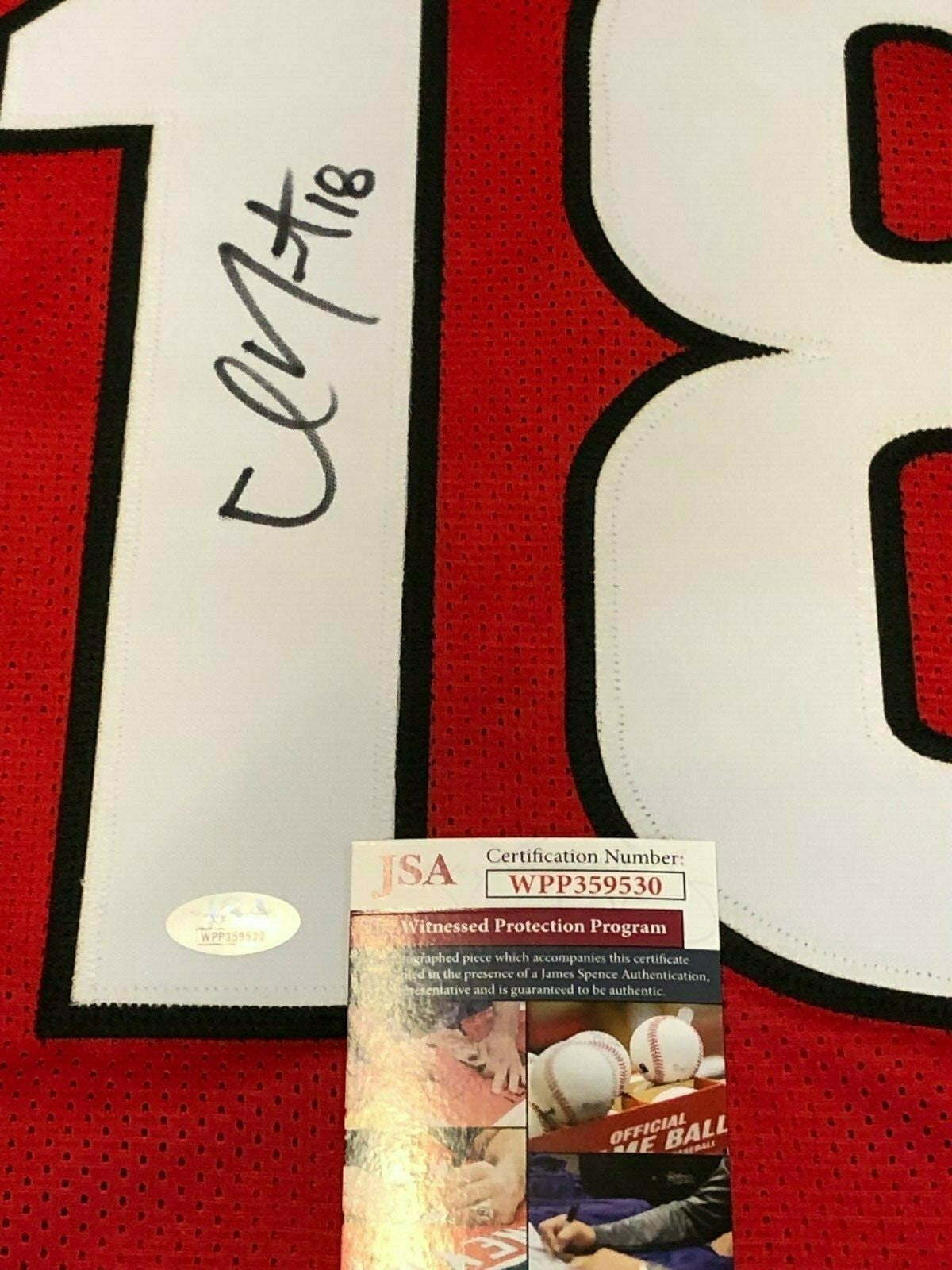 Georgia Bulldogs Isaac Nauta Autographed Signed Jersey Jsa Coa