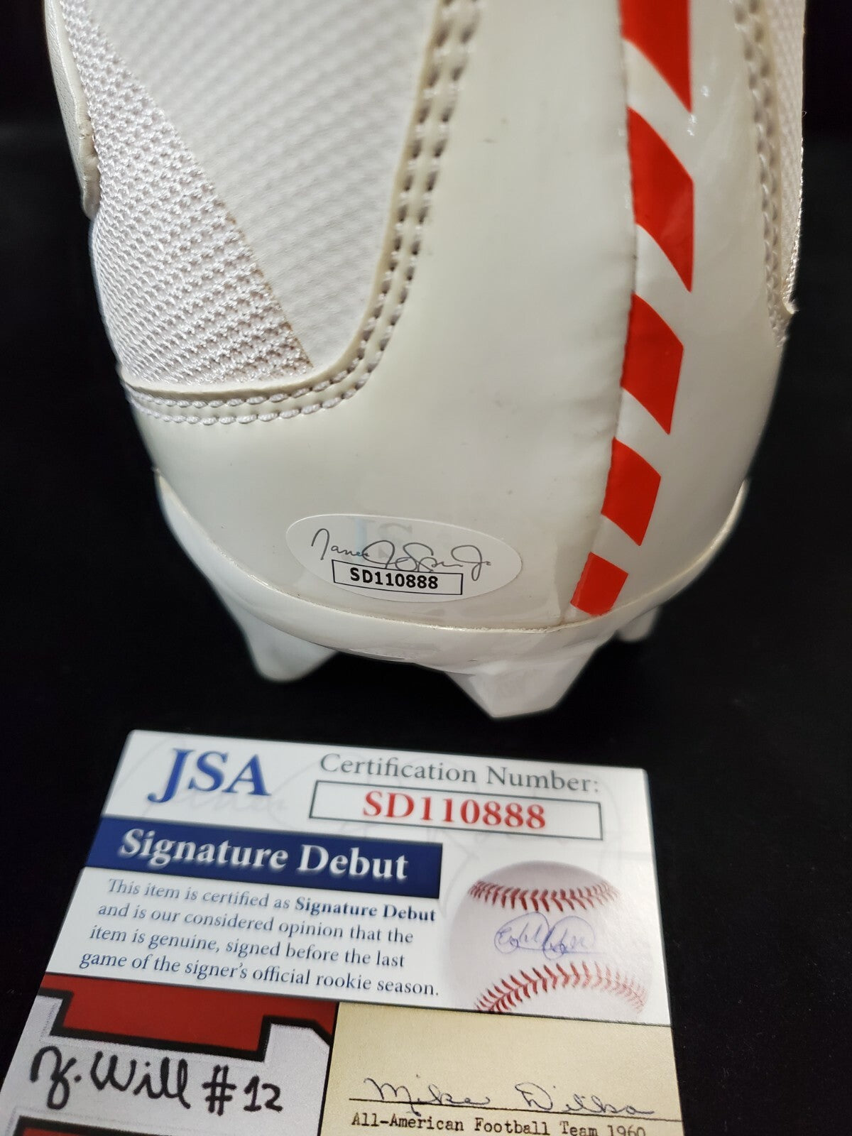 Clemson Tigers Amari Rodgers Autographed Signed Cleat Jsa Coa