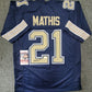 Pitt Panthers Damarri Mathis Autographed Signed Jersey Jsa Coa