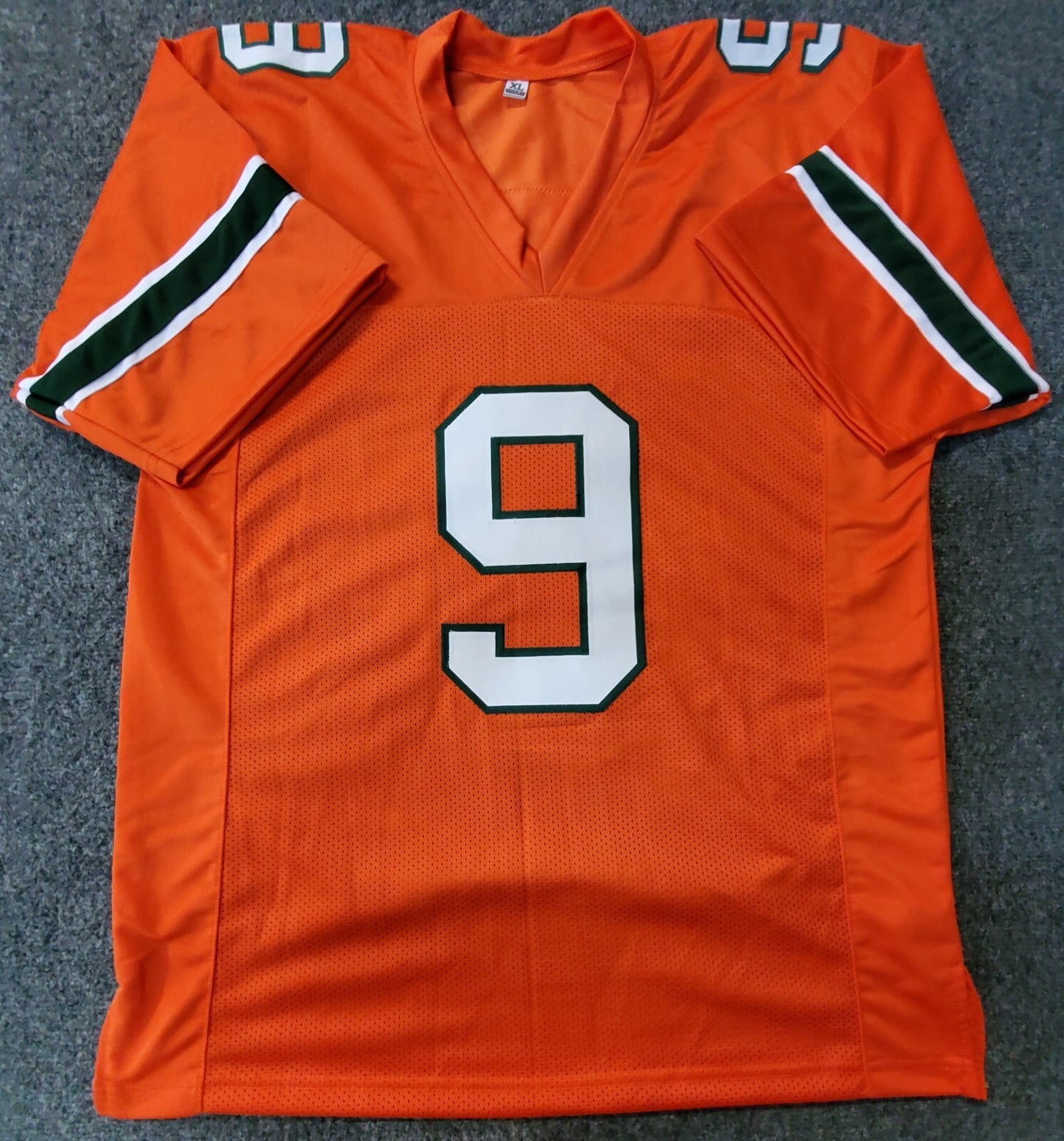 Miami Hurricanes Brevin Jordan Autographed Signed Jersey Jsa  Coa