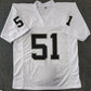 Las Vegas Raiders Malcolm Koonce Autographed Inscribed Jersey Jsa Coa