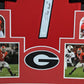 Framed Georgia Bulldogs D'andre Swift Autographed Signed Jersey Jsa Coa