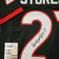 Georgia Bulldogs Eric Stokes Autographed Signed Jersey Jsa  Coa