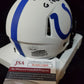Indianapolis Colts Gary Brackett Autographed Signed Lunar Mini Helmet Jsa Coa