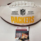 Don Majkowski Autographed Signed Inscribed Logo Football Jsa Coa
