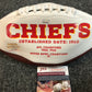 Curley Culp Autographed Signed Inscribe Kansas City Chiefs Logo Football Jsa Coa
