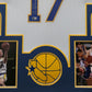 Framed Golden State Warriors Chris Mullin Autographed Signed Jersey Bas Coa