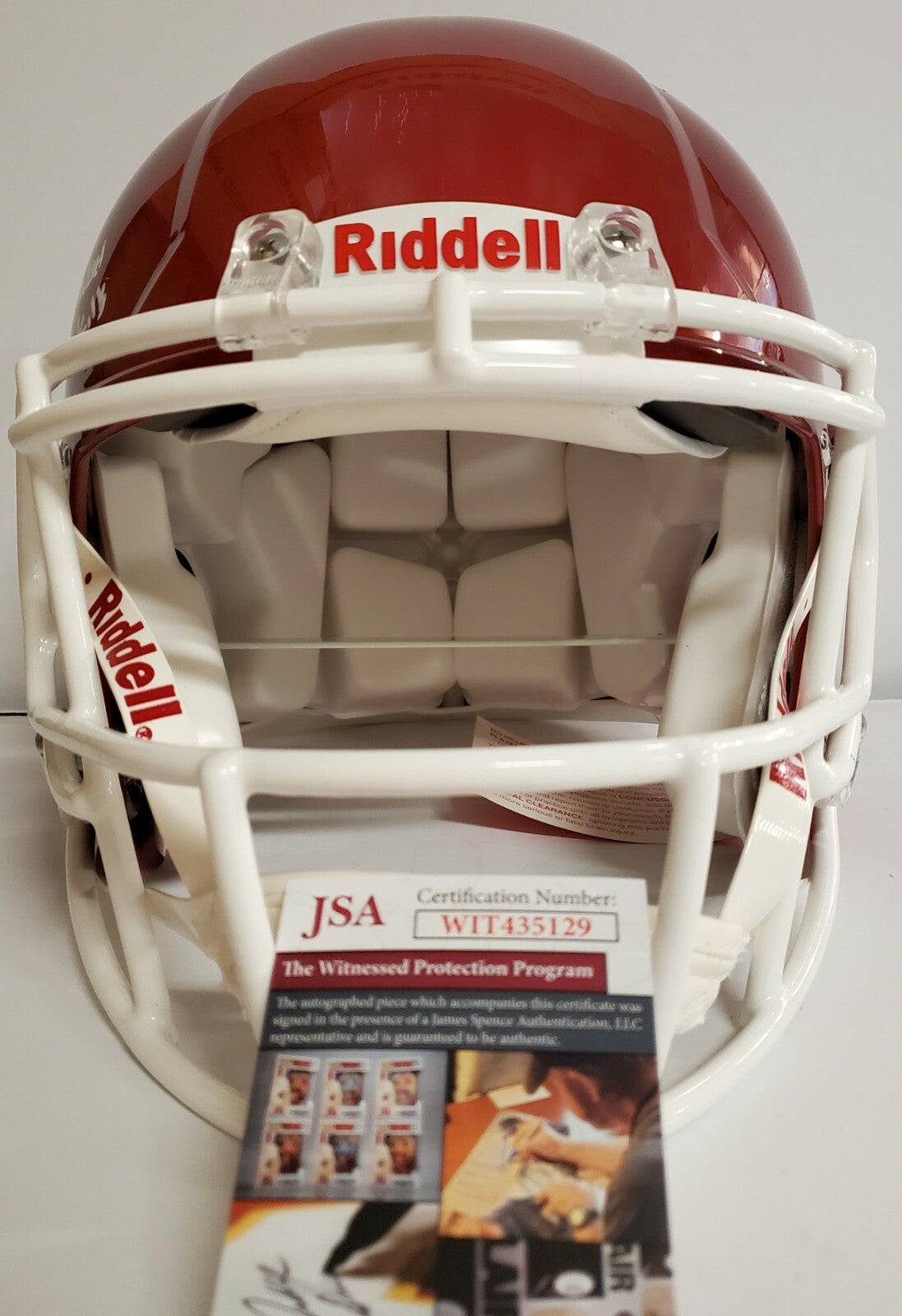 Marquise Brown Signed Inscribed Oklahoma Sooners Full Sz Auth  Helmet Jsa Coa