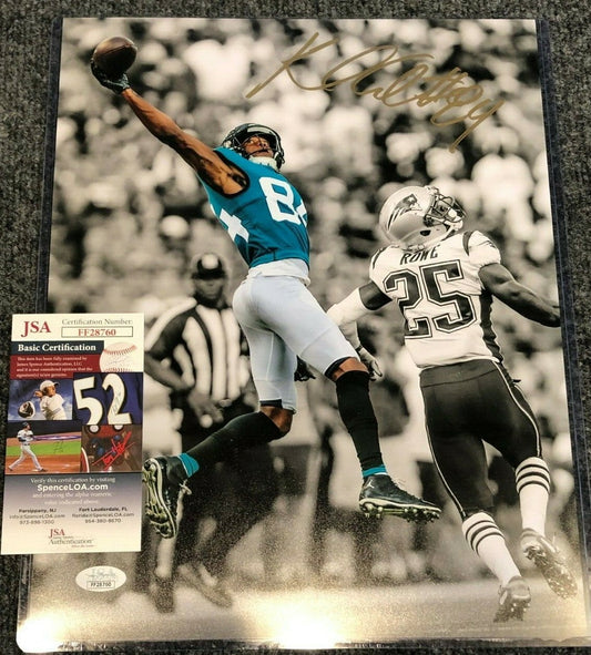 Jacksonville Jaguars Keelan Cole Autographed Signed 11X14 Photo Jsa  Coa