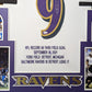 Framed Baltimore Ravens Justin Tucker Autographed Signed Stat Jersey Jsa Coa