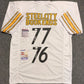 Pittsburgh Steelers Broderick Jones & Troy Fautanu 2X Autographed Jersey Jsa Coa