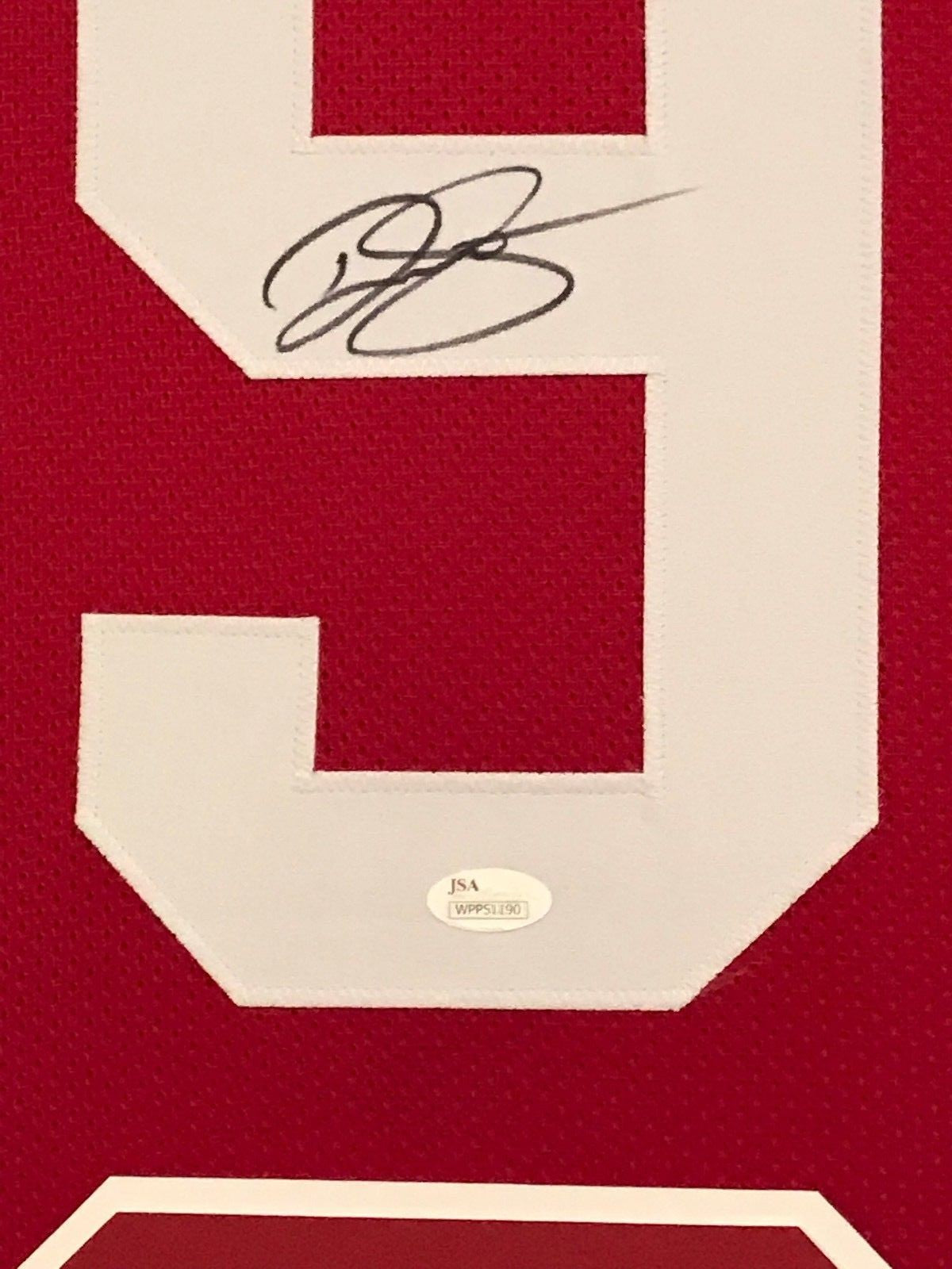 Framed Dalton Schultz Autographed Signed Stanford Cardinals Jersey Jsa Coa