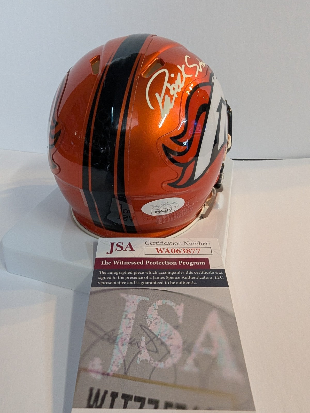 Denver Broncos Patrick Surtain Ii Signed Flash Mini Helmet Jsa Coa