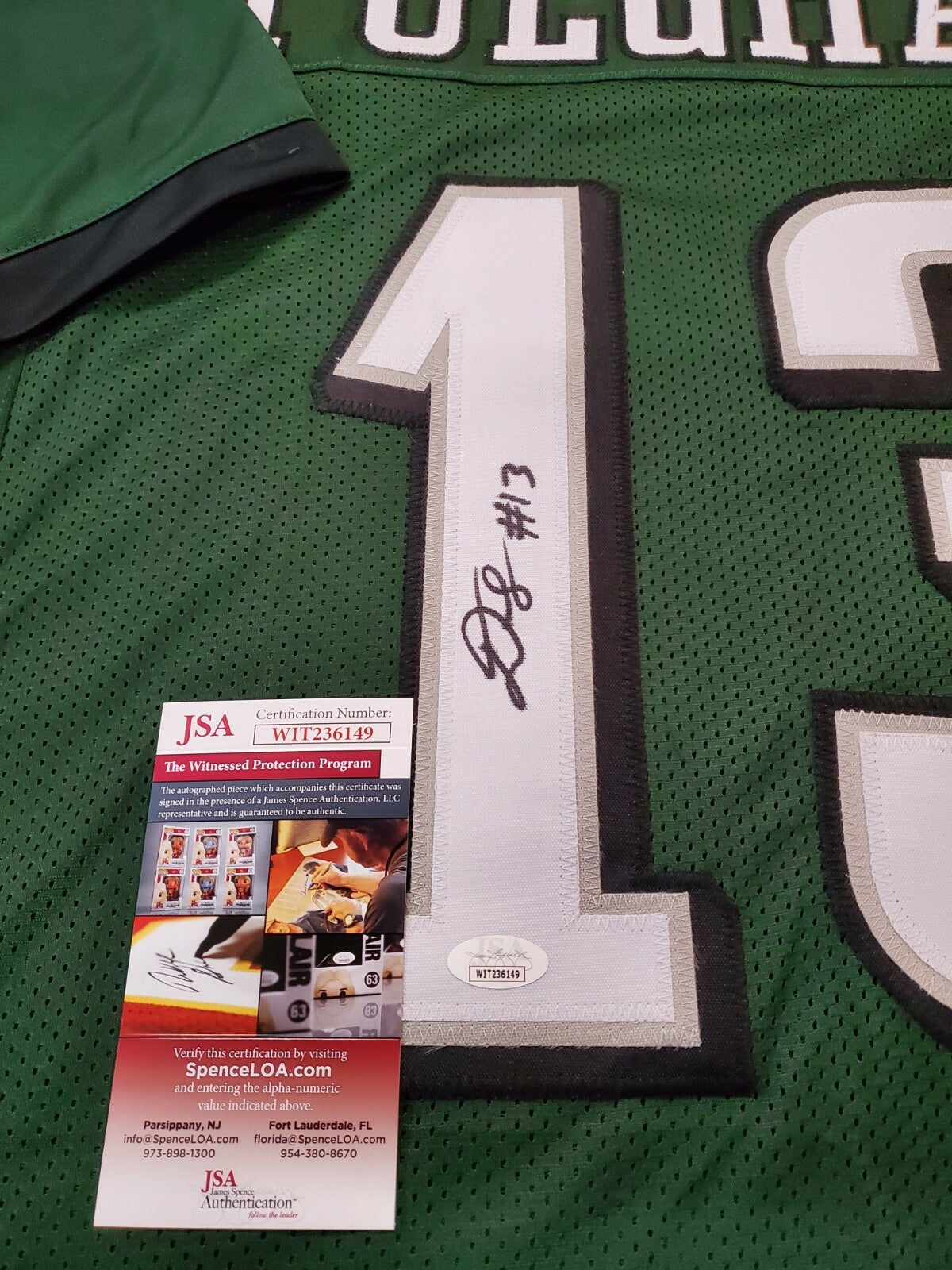 Philadelphia Eagles Travis Fulgham Autographed Inscribed Jersey Jsa Coa