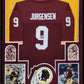 Framed In Suede Washington Football Sonny Jurgensen Autographed Jersey Jsa Coa