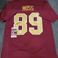 Washington Football Team Santana Moss Autographed Signed Jersey Jsa Coa