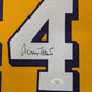 Framed L.A. Lakers Jerry West Autographed Signed Jersey Jsa Coa