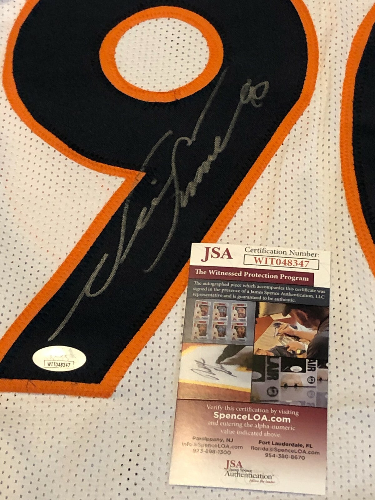 Denver Broncos Neil Smith Autographed Signed Jersey Jsa  Coa