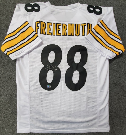 Pittsburgh Steelers Pat Freiermuth Autographed Signed Jersey Beckett  Coa