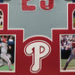 Framed Philadelphia Phillies John Kruk Autographed Signed Jersey Beckett Holo