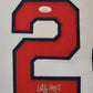 Framed St Louis Cardinals Whitey Herzog Autographed Signed  Jersey Jsa Coa