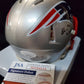 New England Patriots Shaun Wade Autographed Signed Speed Mini Helmet Jsa Coa