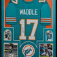 Framed Miami Dolphins Jaylen Waddle Autographed Signed Jersey Jsa Coa