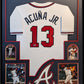 MVP Authentics Framed Atlanta Braves Ronald Acuna Jr Autographed Jersey Beckett Holo 720 sports jersey framing , jersey framing