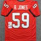 Georgia Bulldogs Broderick Jones Autographed Signed Jersey Jsa Coa