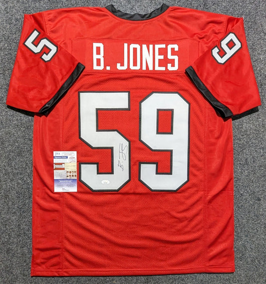 Georgia Bulldogs Broderick Jones Autographed Signed Jersey Jsa Coa