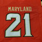 Sean Davis Custom Unsigned Maryland Terrapins Jersey