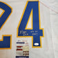 Pitt Panthers Phil Campbell Iii Signed Inscr. "Lets Go Pitt!" Jersey Jsa Coa