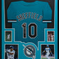 MVP Authentics Framed Florida Marlins Gary Sheffield Autographed Signed Jersey Beckett Holo 495 sports jersey framing , jersey framing