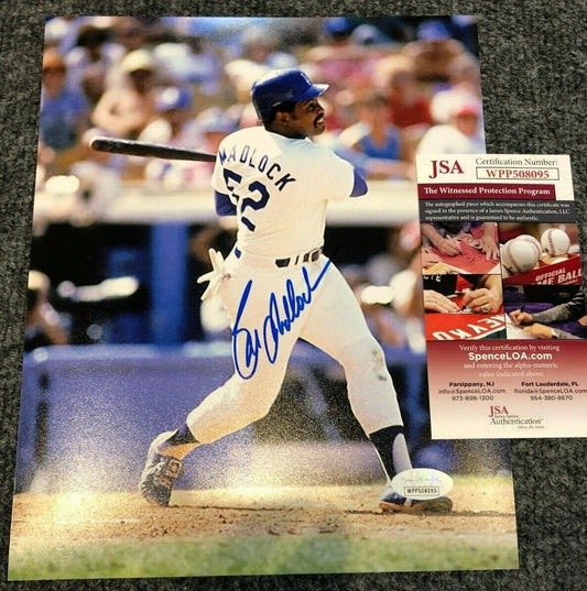 MVP Authentics Bill Madlock Autographed Signed L.A. Dodgers 8X10 Photo Jsa  Coa 22.49 sports jersey framing , jersey framing