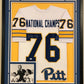 Framed Pitt Panthers Johnny Majors Autographed Signed Jersey Jsa Coa