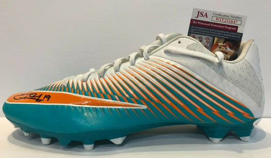 MVP Authentics Miami Dolphins Jakeem Grant Autographed Signed Nike Cleat Jsa Coa 116.10 sports jersey framing , jersey framing