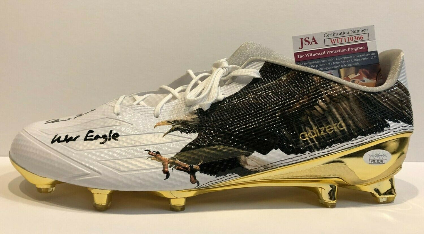 Auburn Tigers Darius Slayton Autographed Signed Inscribed Adidas Cleat Jsa Coa