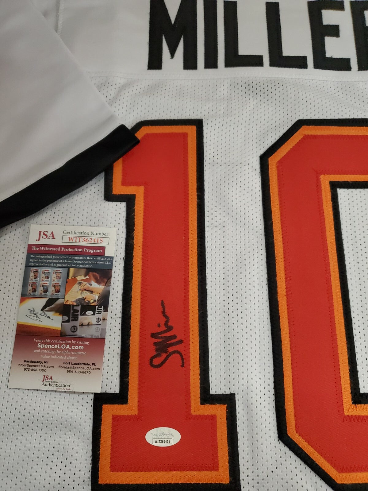 Tampa Bay Buccaneers Scotty Miller Autographed Signed Jersey Jsa  Coa