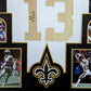 Framed New Orleans Saints Michael Thomas Autographed Signed Jersey Beckett Coa