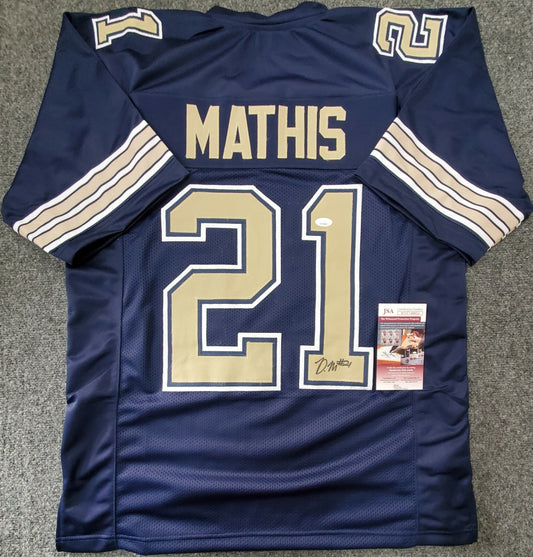 Pitt Panthers Damarri Mathis Autographed Signed Jersey Jsa Coa