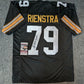 Pittsburgh Steelers John Rienstra Autographed Jersey Jsa Coa