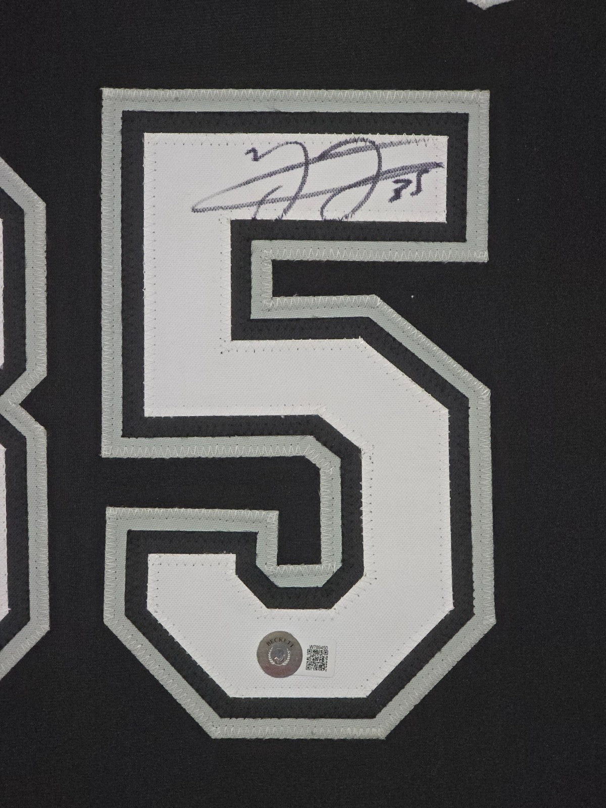 Framed Frank Thomas Autographed Signed Chicago White Sox Beckett Holo