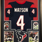 Framed Houston Texans Deshaun Watson Autographed Signed Jersey Beckett Coa