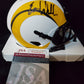 Los Angeles Rams Eric Weddle Signed Lunar Mini Helmet Jsa Coa