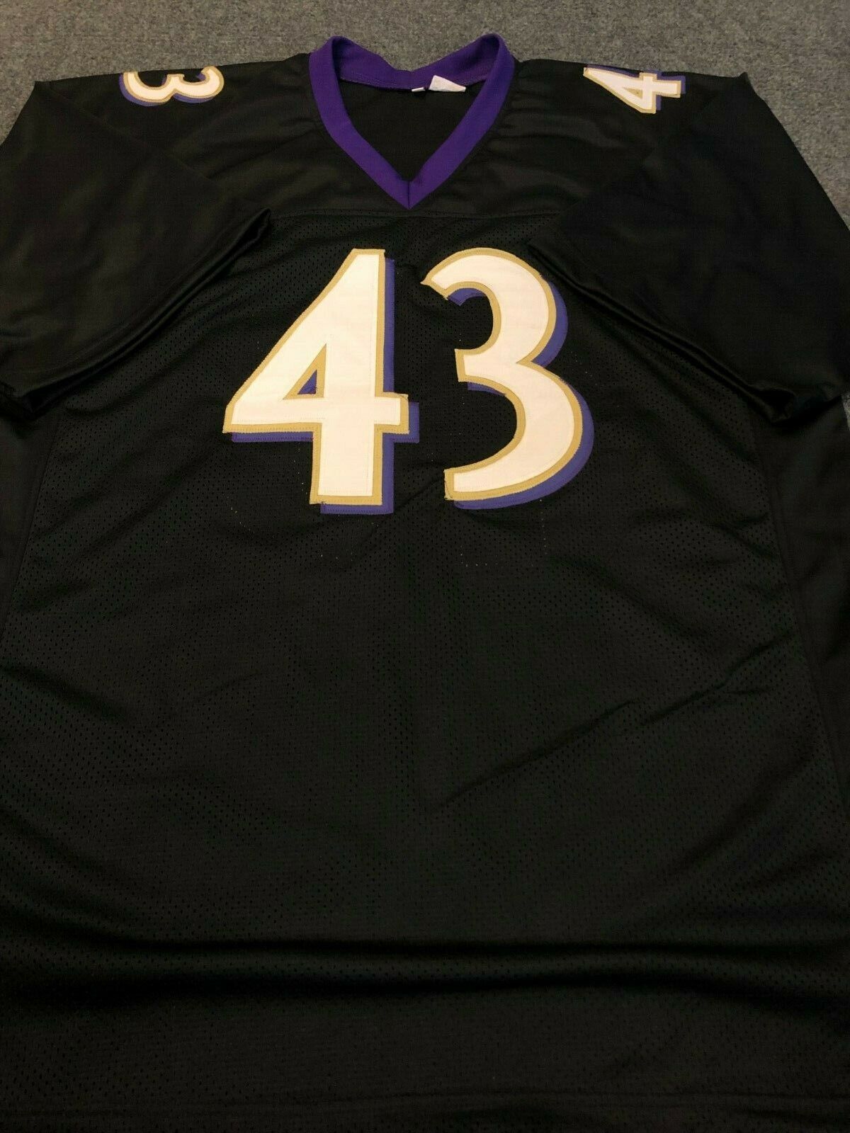 MVP Authentics Baltimore Ravens Justice Hill Autographed Signed Jersey Beckett Coa 107.10 sports jersey framing , jersey framing