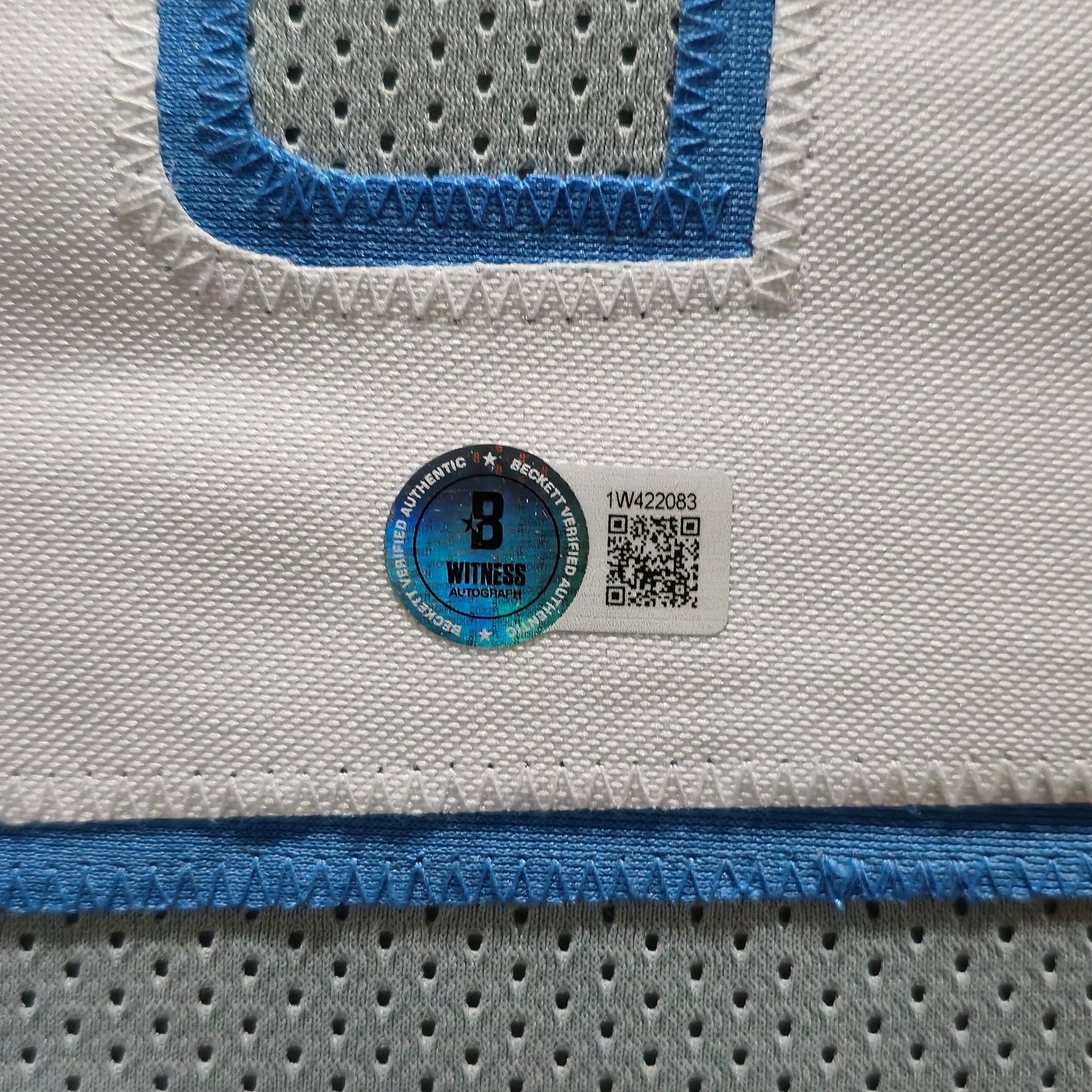 Framed Detroit Lions Sam Laporta Autographed Signed Jersey Beckett Hologram