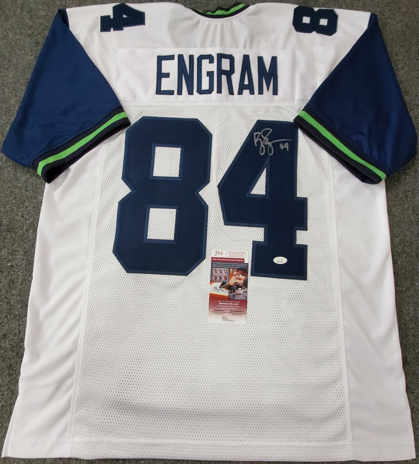Seattle Seahawks Bobby Engram Autographed Signed Jersey Jsa  Coa